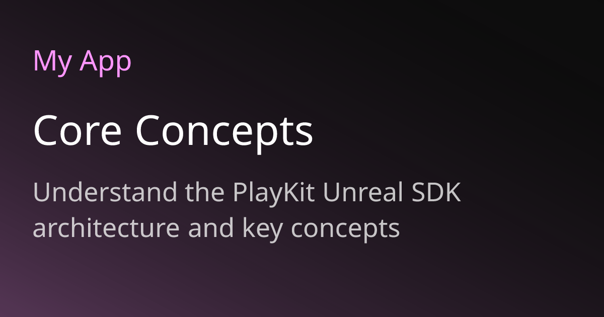 Core Concepts